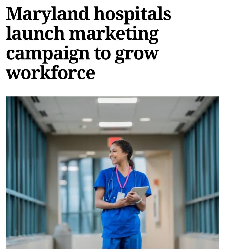 Maryland hospitals launch marketing campaign to grow workforce 